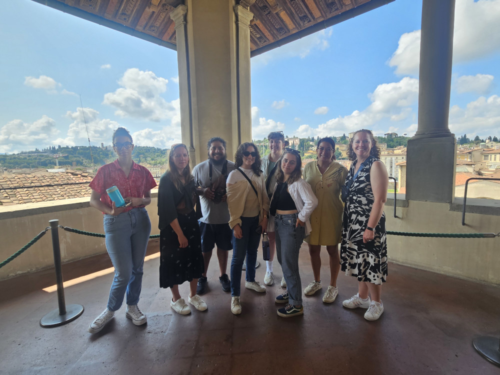 UCCS students get a private tour of the Palazzo Vecchio